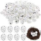100 PCs Schaum Ostereier Dekorationen Gefälschte Eier künstliche Schaum Vogel
