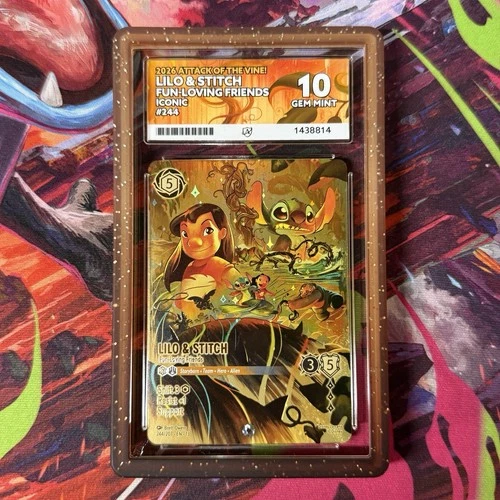 Lilo & Stitch 244/207 Attack of the Vine! ICONIC ACE 10 PERFECT SUBS Lorcana TCG