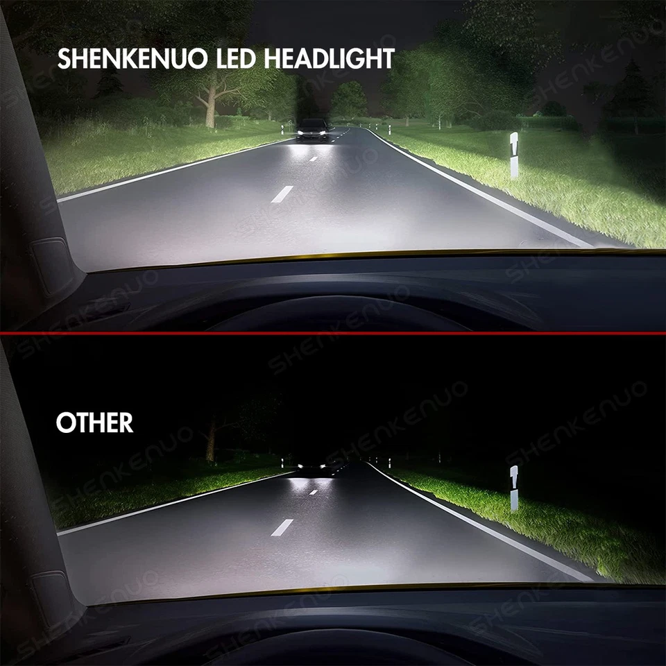 6 pcs LED Headlamps High/Low Beam + Fog Lamps for 2013-2024 Mitsubishi Outlander - image 2 of 4