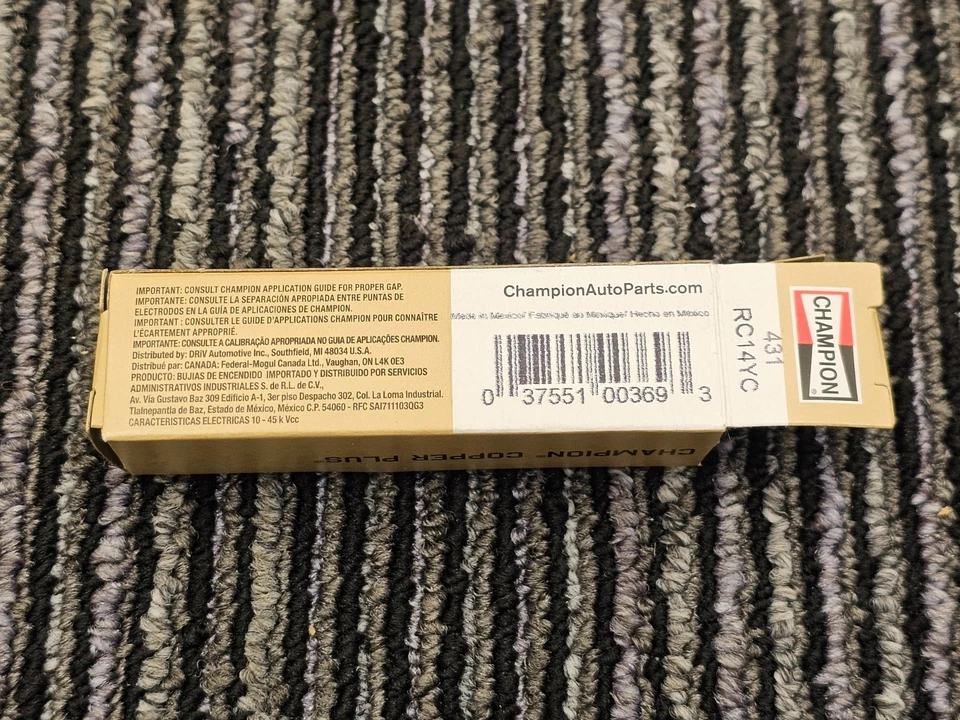 (QTY 5) Champion 431 RC14YC: Spark Plug Fits 1999-2002 Saturn SL1 SL SC1 Base - Image 3 of 4
