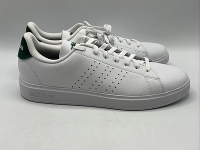 Adidas Advantage 2.0 White Collegiate Green Men's Size 11.5 - Brand New!