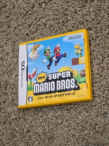 New Super Mario Bros Nintendo DS Japanese Game - US Seller