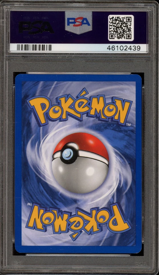 Pokemon Mewtwo Base Set 2 Holo Rare #10 PSA 9 Mint - Image 2 of 2