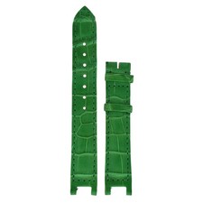 Cartier Pasha Green 15.5mm x 14mm Alligator Leather Tang Strap