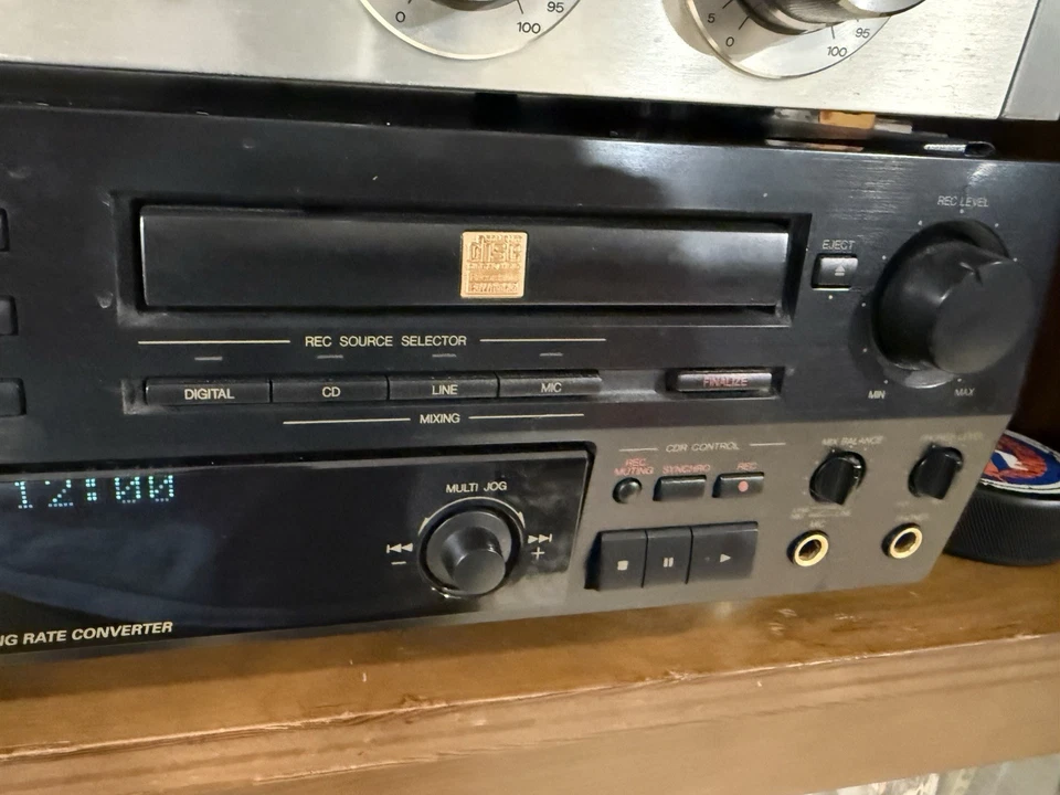 JVC XL-R5000 3-CD Changer + CD-R/RW Compact Disc Recorder, CD-R Door Issue AS IS - Image 3 of 3