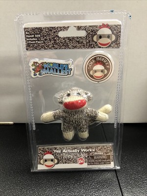 J4 World's Smallest SOCK MONKEY - Retro Mini - #508 - Yes It Actually Works!