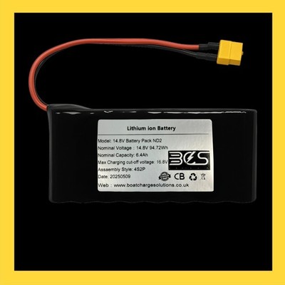 ND2 Bait Boat Lithium Akkupack Li-Ion 14,8V 7000/14000 Mah & GRATIS TASCHE