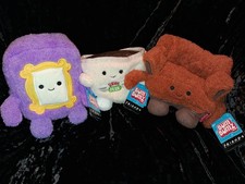 Bum Bumz  Friends  Plush Cup, Peephole, Couch- Set Of 3 NWT
