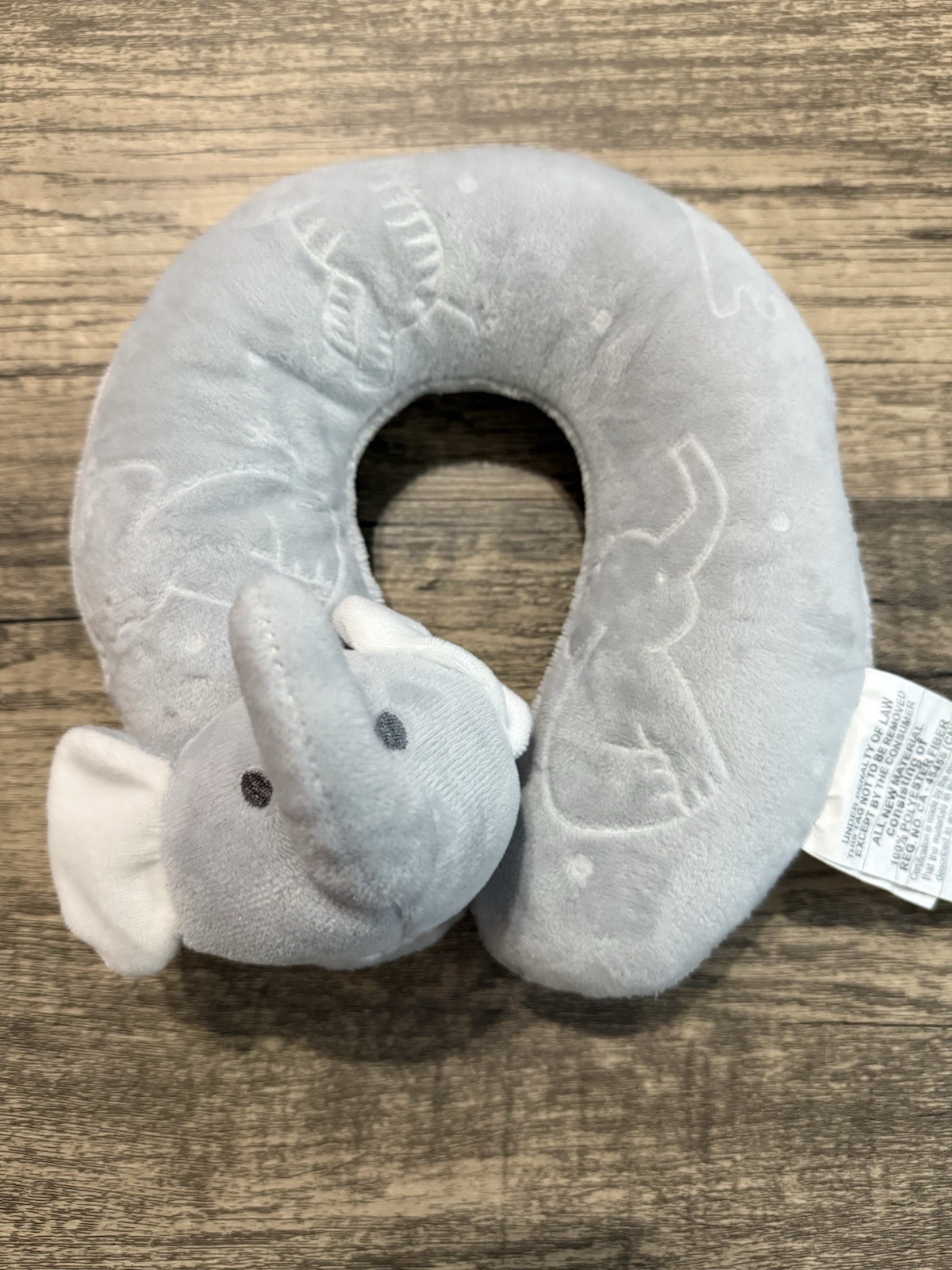 Kids Animal Elephant Travel Neck Pillow U-Shaped Support for Baby-image