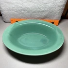 Vintage Bauer Ringware 11” Jade Oval Vegetable Bowl