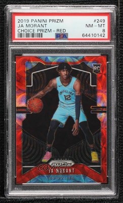 2019-20 Panini Prizm Rookie Choice Red Prizm /88 Ja Morant #249 Rookie RC 9y4