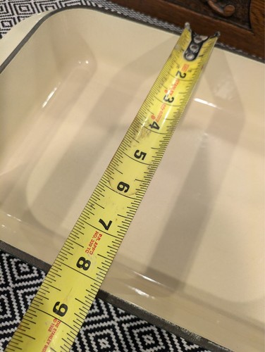 Vintage Le Creuset Grün Emaille Gusseisen Pfanne #30 - Bild 15 von 17