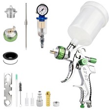 Lvlp Gravity Spray Gun 1.31.41.7mm Multi Nozzle Low Overspray Car Clear Coat Lvlp Gravity Spray Gun 1.31.41.7mm Multi Nozzle Low Overspray Car Clear Coat