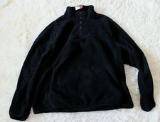 MEMBER'S Mark Mens Sherpa Quarter Snap Pullover Regular, Standard, Black, XL