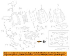 GM OEM 19-24 Blazer Seats Tracks Passenger Seat Components-Module 13531259