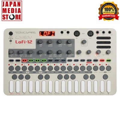 Sonicware LIVEN Lofi-12 Sampler and Groove Box 4-Track Sequencer Lo-fi Sound NEW