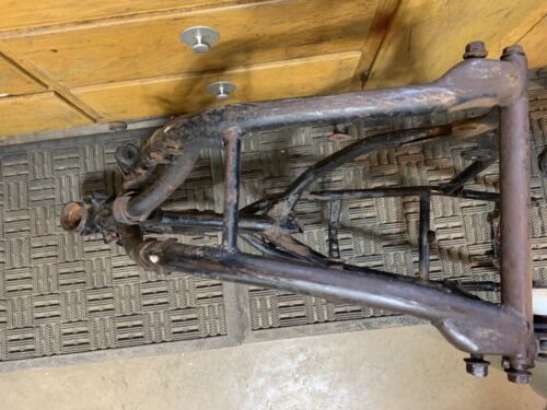 1982 Yamaha YZ 125 Frame Chassis Foot Pegs Dirt Bike Mx 82 Vintage Motorcycle - Picture 9 of 10