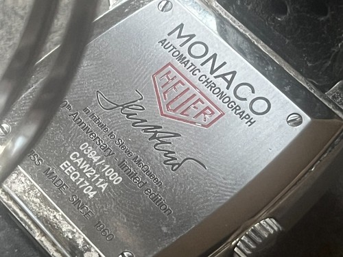 TAG Heuer Monaco CAW211A Steve McQueen 40th Anniversary Ltd Ed (394/1000) - Picture 2 of 2