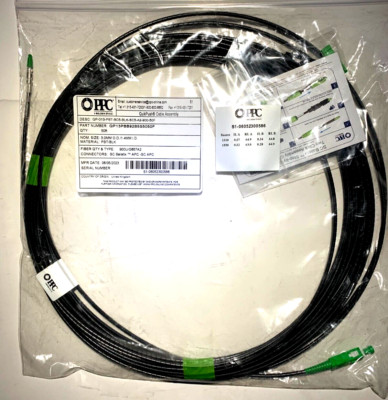 PPC Broadband QuikPush Cable Assembly 50 feet Balistix SC/APC to Standard SC/APC