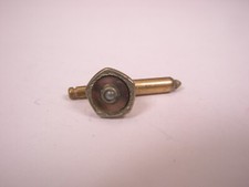 SINGLES 1 5/16" Gray Pentagon Mother of Pearl Vintage Formal Tux Shirt Stud c191