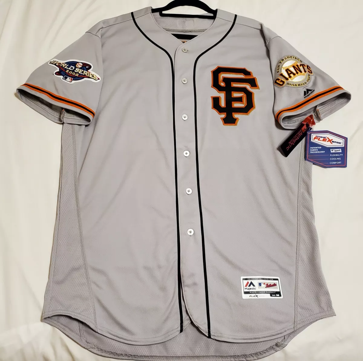 AUTHENTIC MAJESTIC BARRY BONDS 44 LARGE SAN FRANCISCO GIANTS FLEX BASE  Jersey