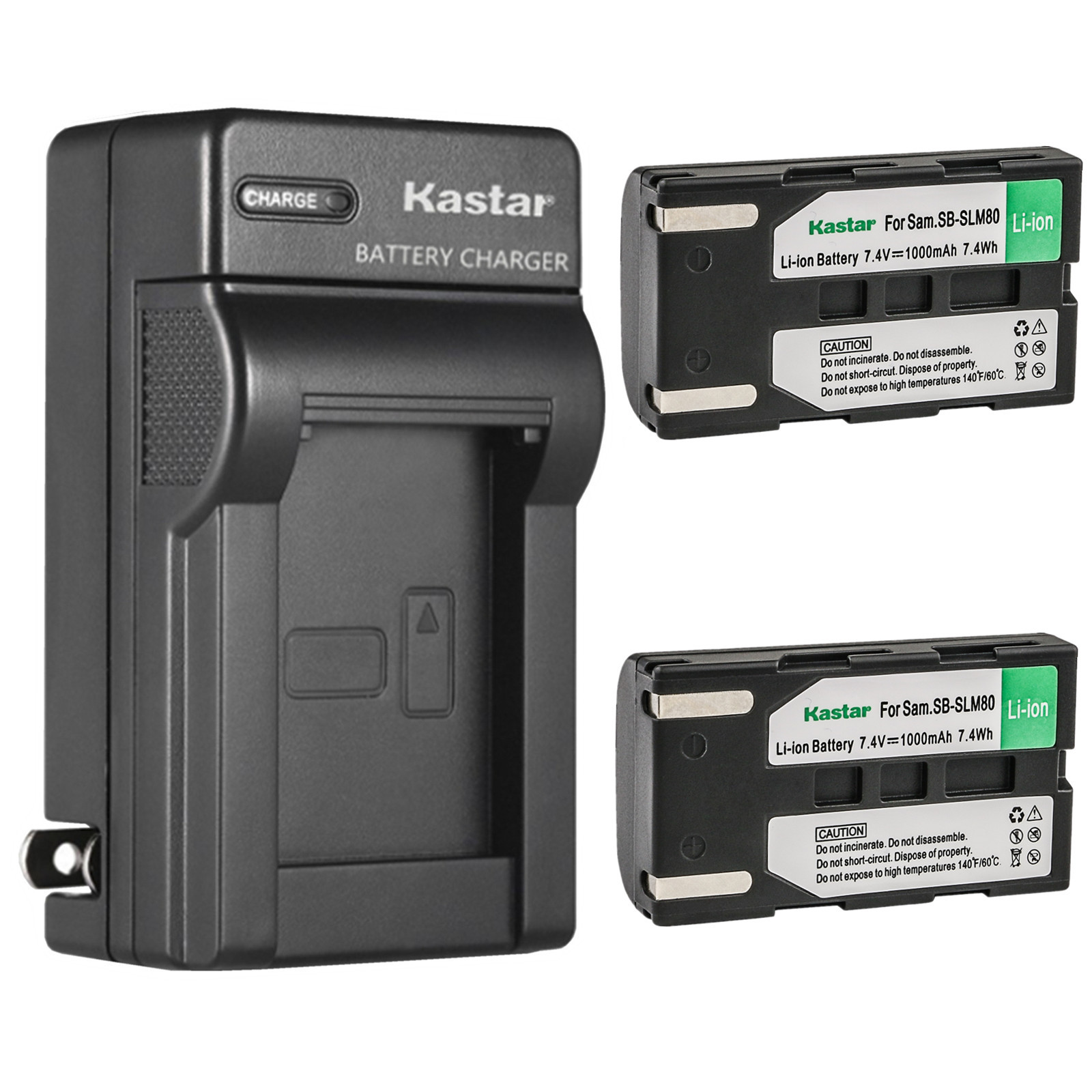 Kastar Battery AC Wall Charger for Samsung SB-LSM80 & Samsun