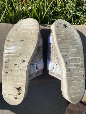 Dior Alpha Sandal Off White Oblique Jacquard | Rare Size 45 | eBay