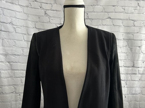 THEORY Yaisa Classical Pocket Goat Sleeve Open Front Blazer Jacket Size Small - Picture 3 of 7
