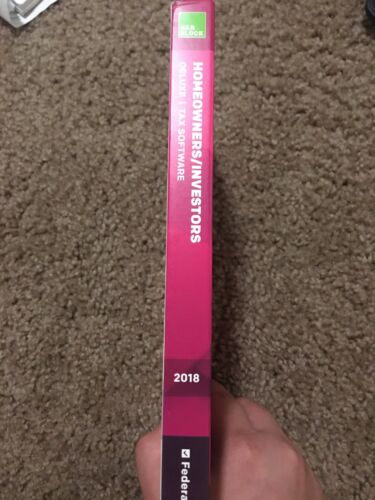H&R BLOCK 2018 FEDERAL HOMEOWNERS/INVESTORS DELUXE TAX SOFTWARE NEW— 361 - Picture 5 of 11
