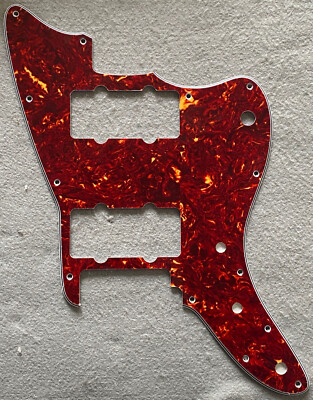 Custom For Squier Affinity Jazzmaster Guitar Pickguard Scratch Plate Red