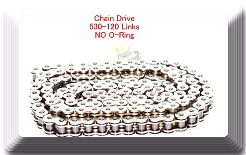 Steel Color 530-120 Link No O-Ring Chain Motorcycle fit Harley Sportster Dyna - Picture 3 of 3
