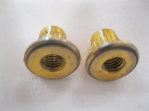 1980's 1990's Gibson Nashville Gold Plated Bridge Body Thimbles Les Paul + other