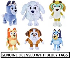 BLUEY | BINGO | SCHOOL | LILA | HONEY | SOCKS | WINTON Plush toys +TAGS