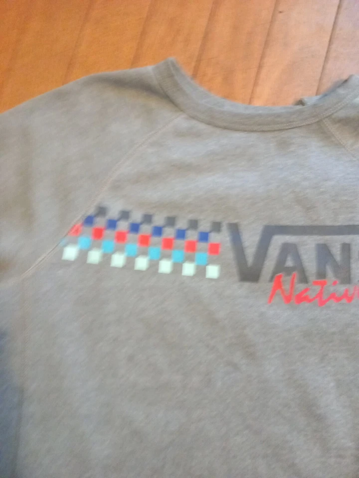 Sweat Vans Taille S gris - Photo 4/4