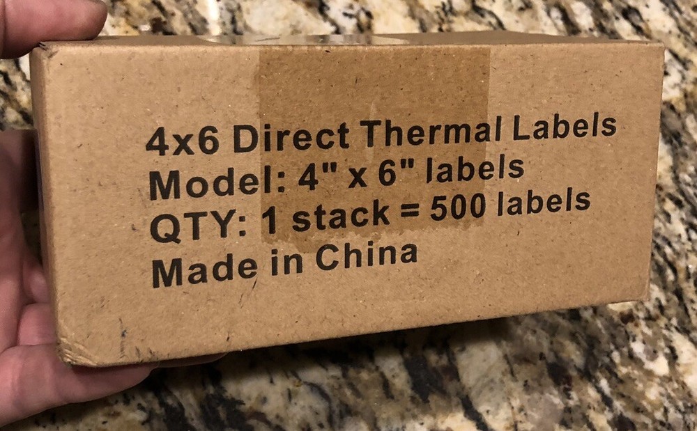 4x6 Fanfold Direct Thermal Labels for Thermal Printer  