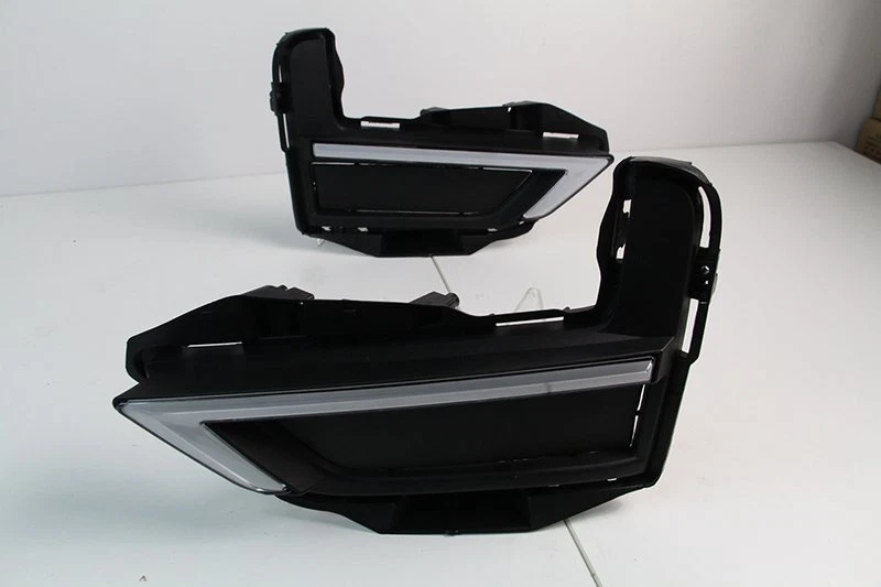 Par DRL para Nissan X-Trail 2017-2020 LED luz de circulación diurna lámpara antiniebla con giro Foto 2 de 4