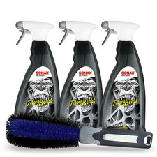 Sonax FelgenBeast Felgenreiniger Set 3x 1L + Felgenbürste 4-teilig 