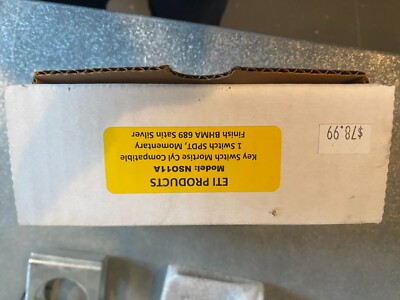 ETI Products NSO11A Key Switch Mortise Cyl Compatible 