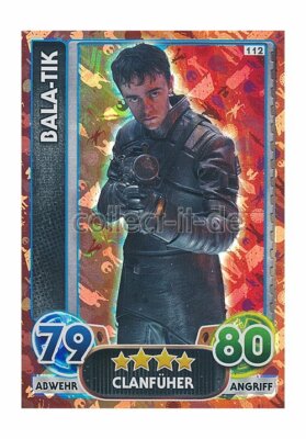 Force Attax Movie 4 EXTRA - 112 - Bala-Tik - Clan der Guavianischen Todesbringer