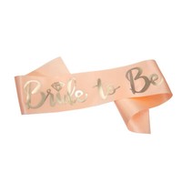 SchäRpe Bride To Be Lachs Farben Mit Gold Aufdruck Jga Junggesellinnenabschied