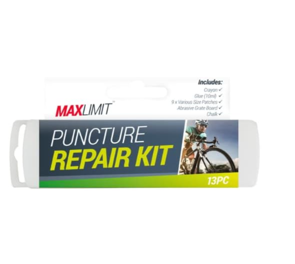 13pc Tyre Puncture Repair Kit Bike Cycle Travel Size Inner Tube Glue