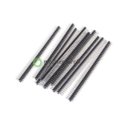 10PCS NEW 40Pin 2.54mm Double Row Straight Male Pin Header Strip PBC Ardunio