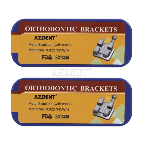 5 Box Dental Orthodontic Metal Bracket Mini Roth.022 with 3-4-5 Hooks Laser Mark - Picture 12 of 24