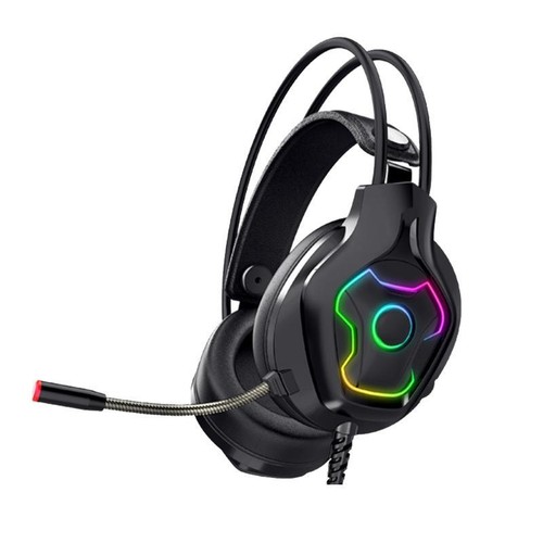 7.1 Surround Sound Gaming Headset with Noise Cancelling Mic RGB Light Headphones - Photo 14/17