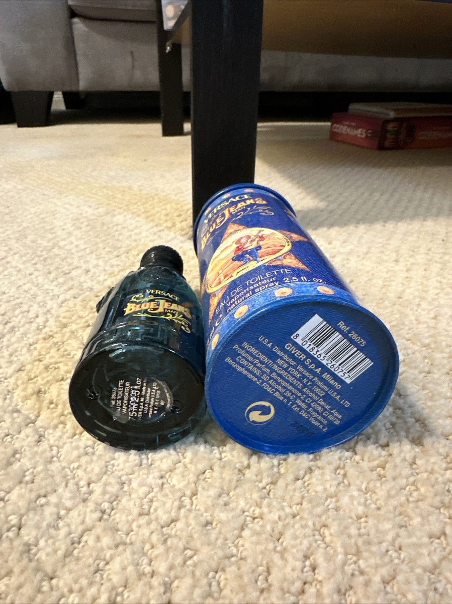 【未使用】VERSACE L JEANS 75ml ケース付き 廃盤 Versace Blue Jeans Cologne for Men 75ml EDT Spray 2.5fl.Oz