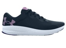 Under Armour UA Pursuit 2 Running Shoes Girls Size 4.5 black/purple 3024487