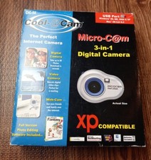Microcam Cool-iCam CIC-50 3 in 1 Digital Camera Windows XP Compatible In Box