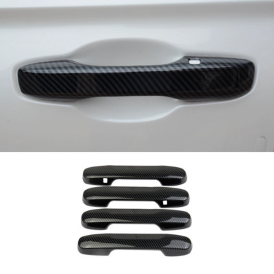 Carbon Fiber Door Handles Cover Trim For Honda Pilot 2023-2025