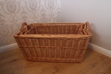 Wäschekorb 3 Varianten Weidenkorb Wäsche Aufbewahrungskorb Weide Wäschesammler