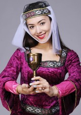 Medieval Fancy Dress Jewelled Goblet